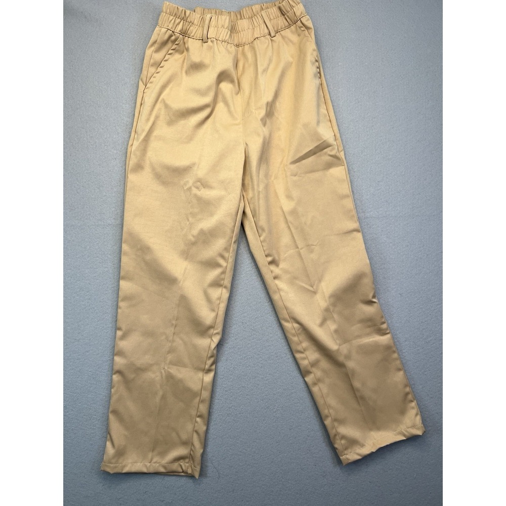 Boys 6/8 Khaki‎ Pants School Uniform Classic Minimalist Core Preppy Tan Brown